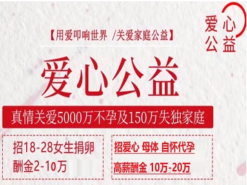 吕梁捐卵助孕生子 爱心志愿者招募